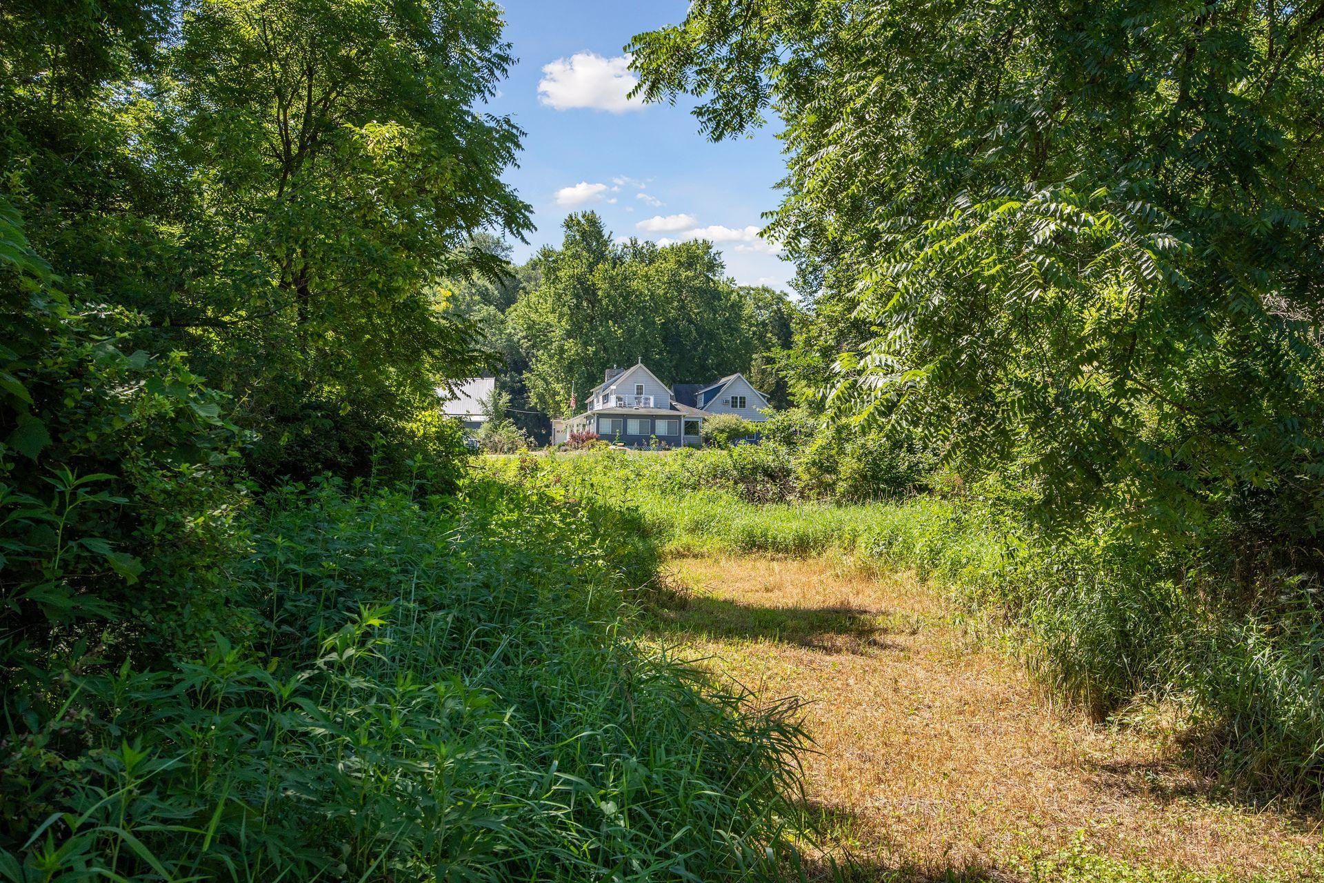 You can see Lucky Day Farm from the river