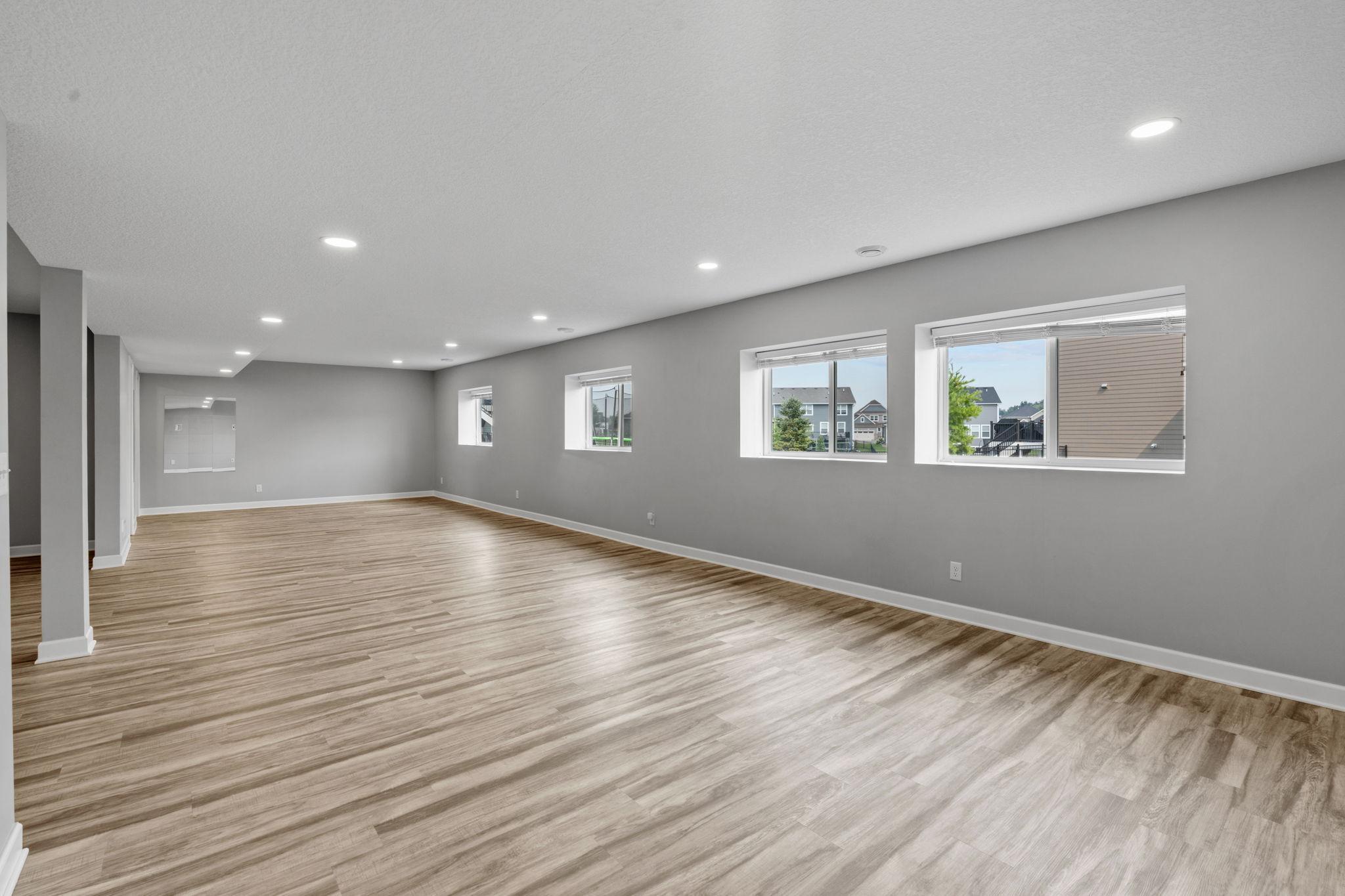 Newly finished lookout lower level