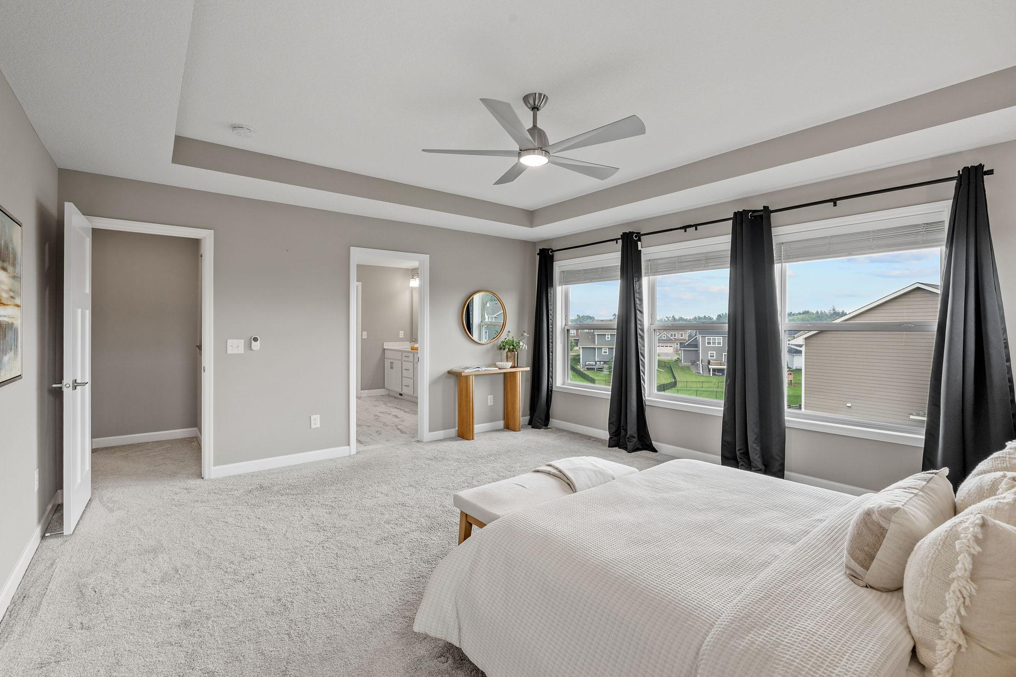 Upper level primary bedroom/bedroom 1