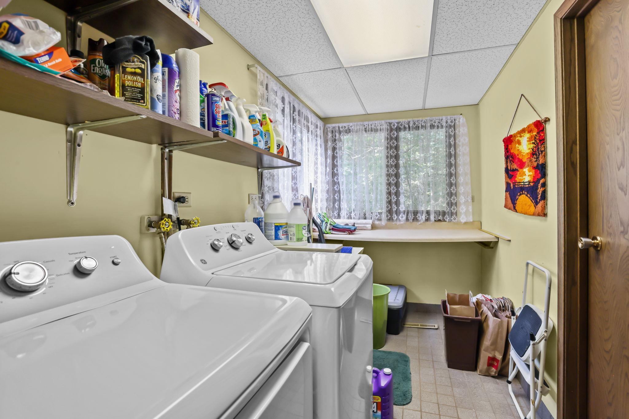 Main floor laundry.