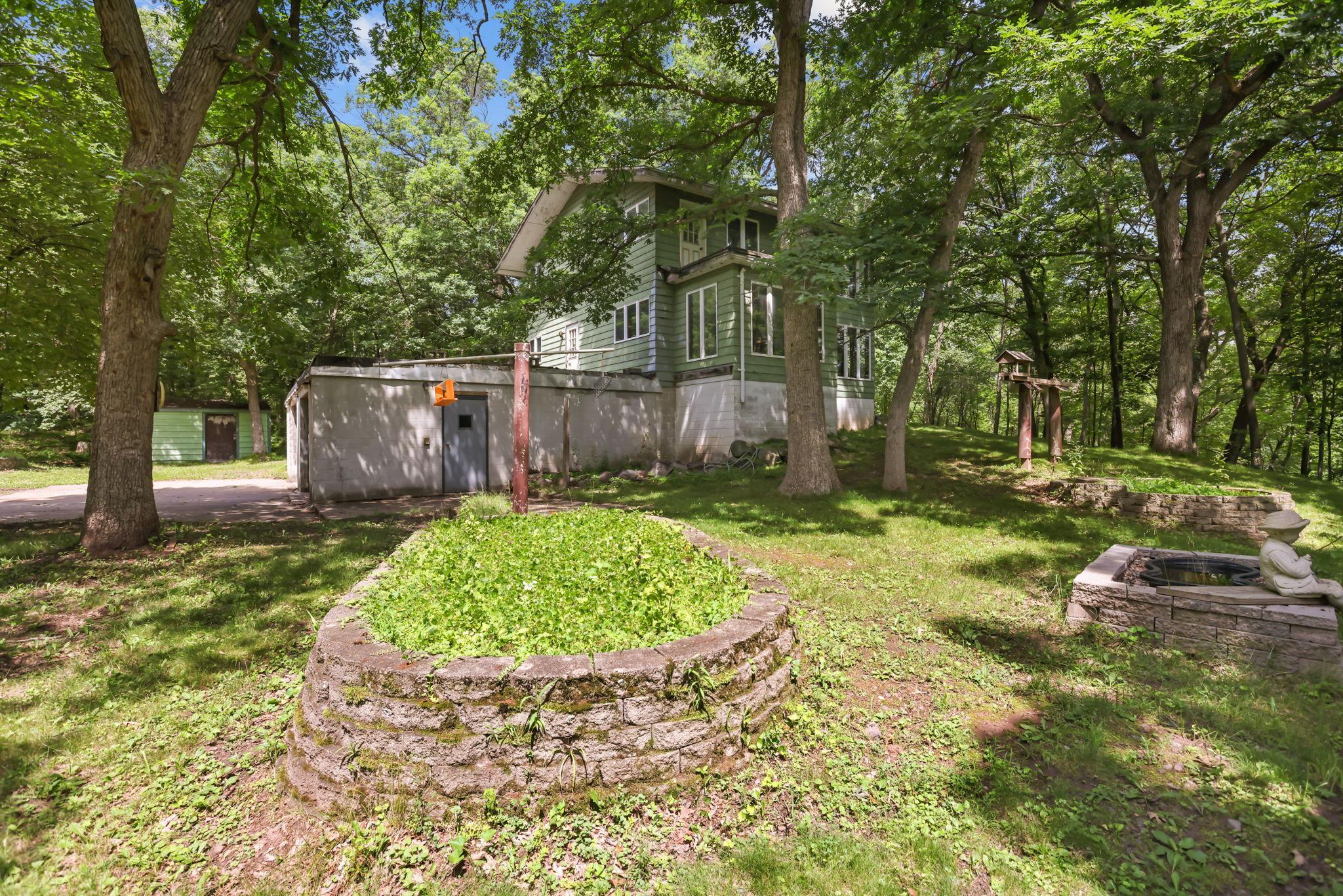 Side view of the home.