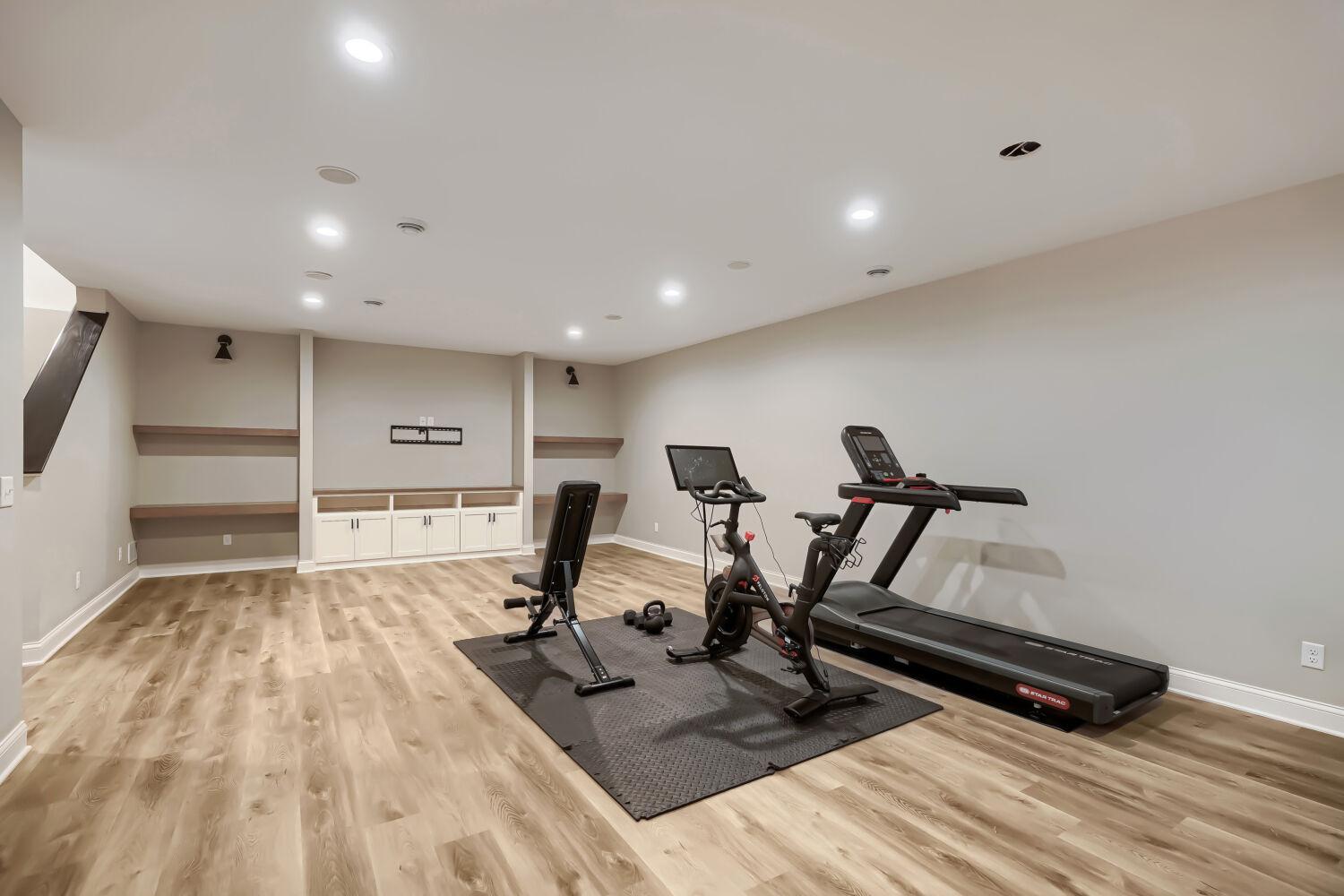 Lower level family/entertainment room