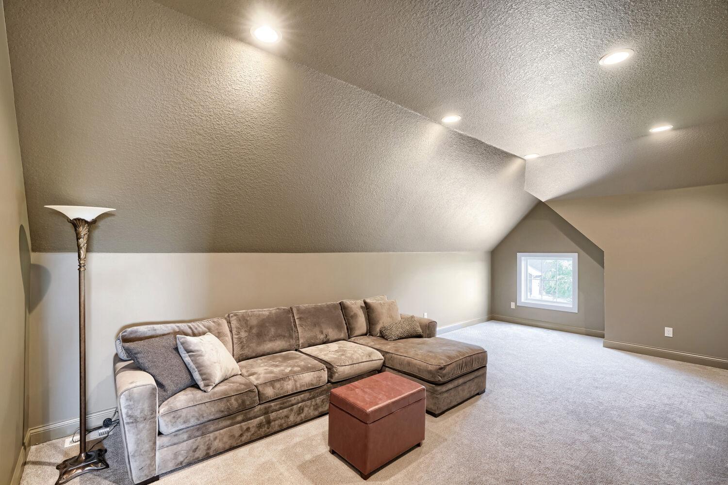 Bonus room over garage