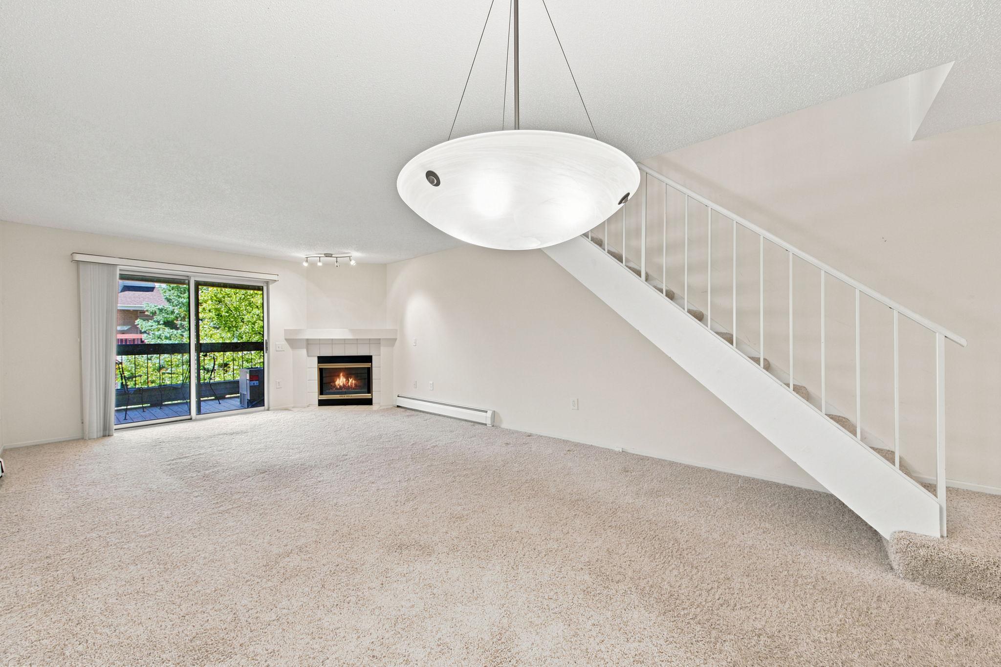 Dining and living room