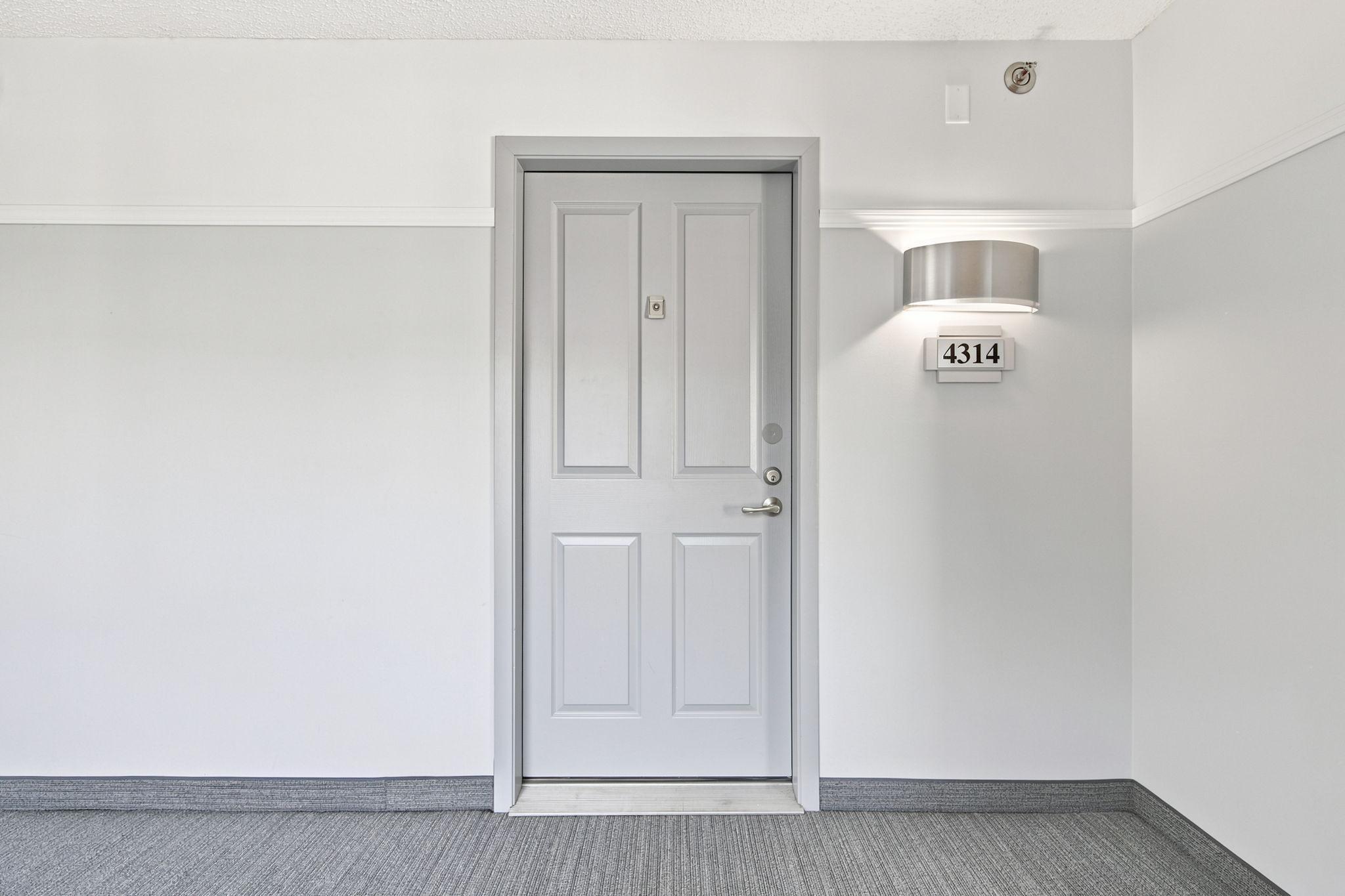 Hallway outside your condo