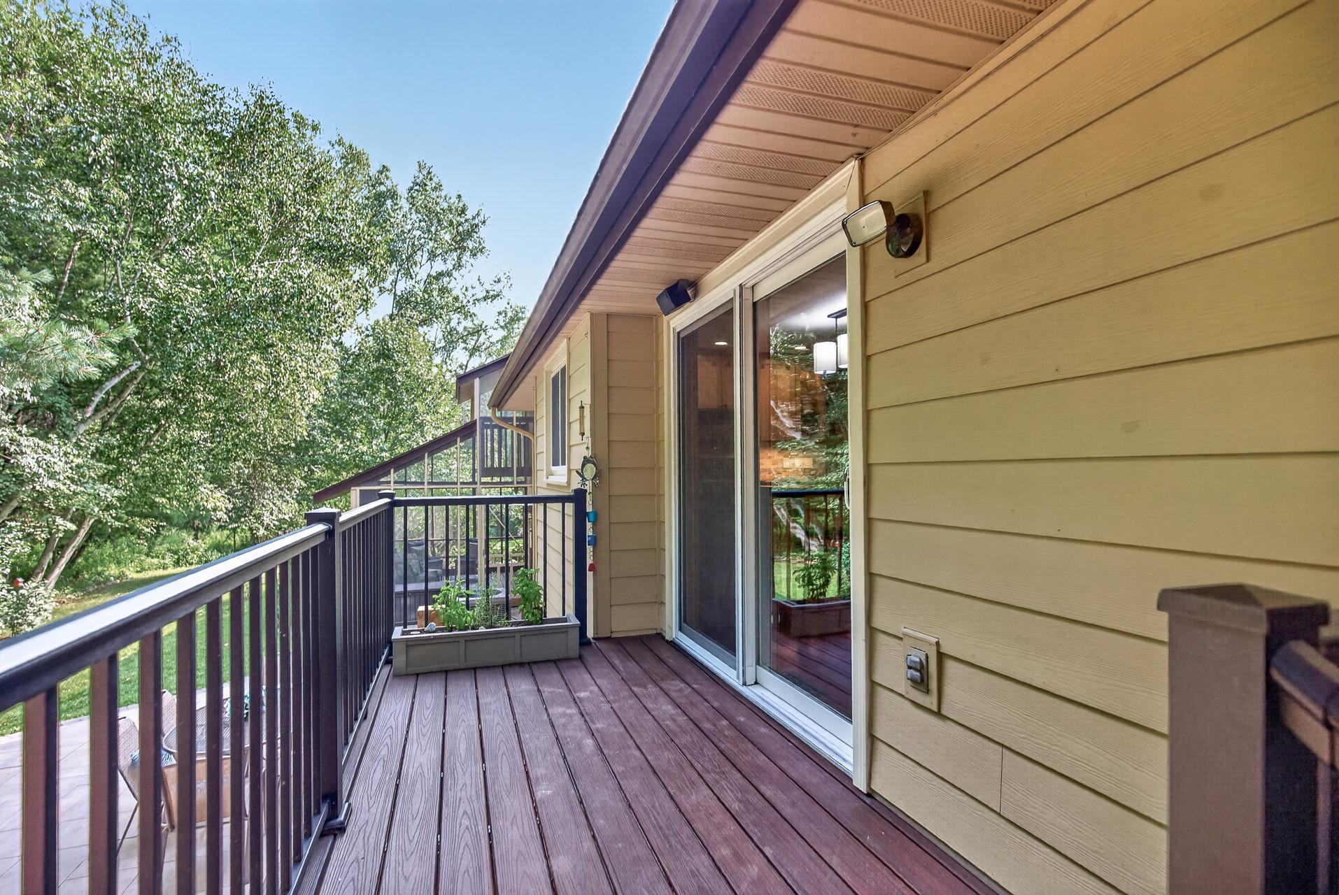 Low-maintenance newer deck provides another inviting spot for to enjoy!