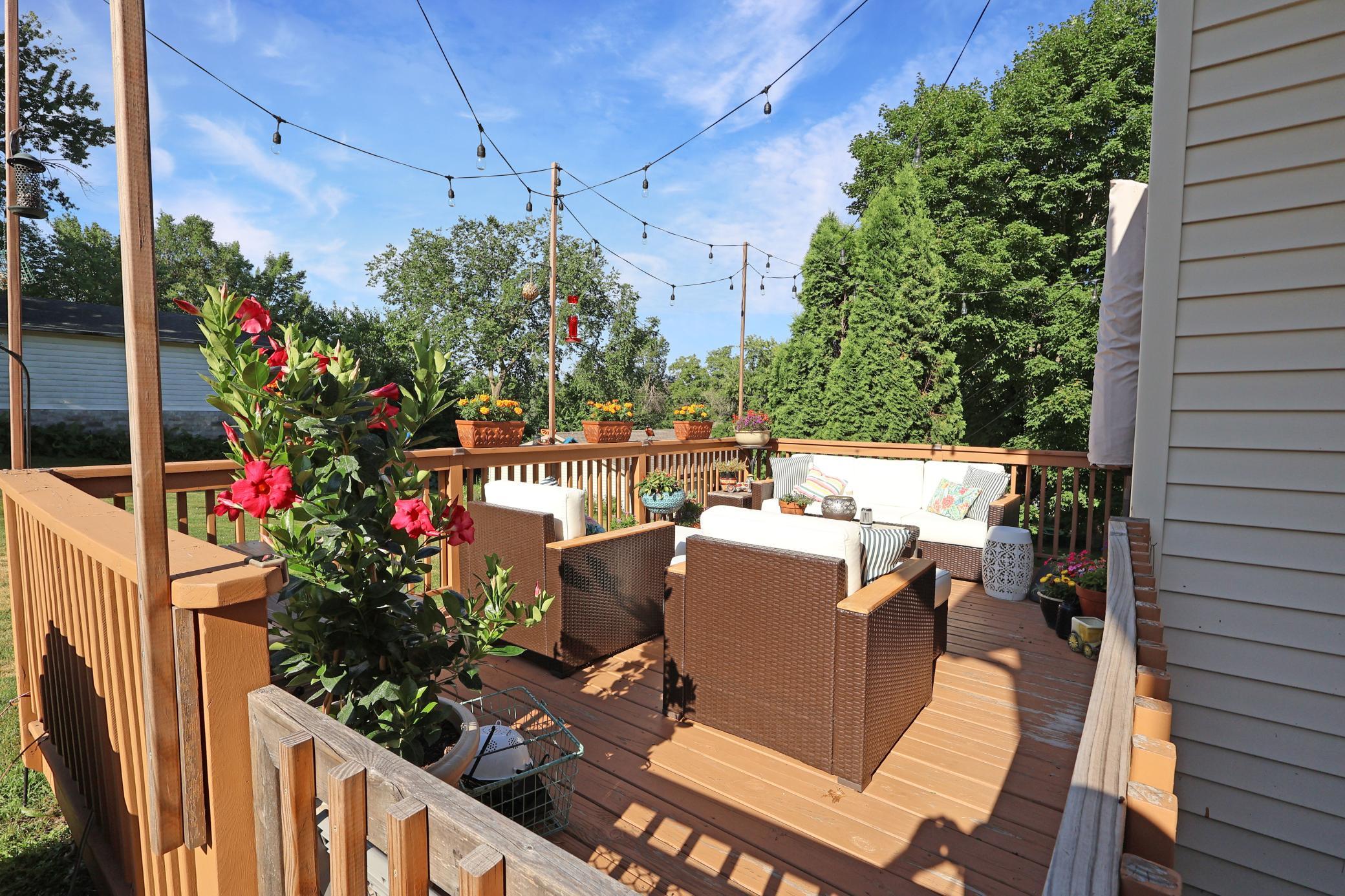 Great entertaining space off of the living room!