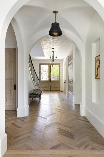 Amazing light from every angle. Beautiful herringbone patterned French oak floors.