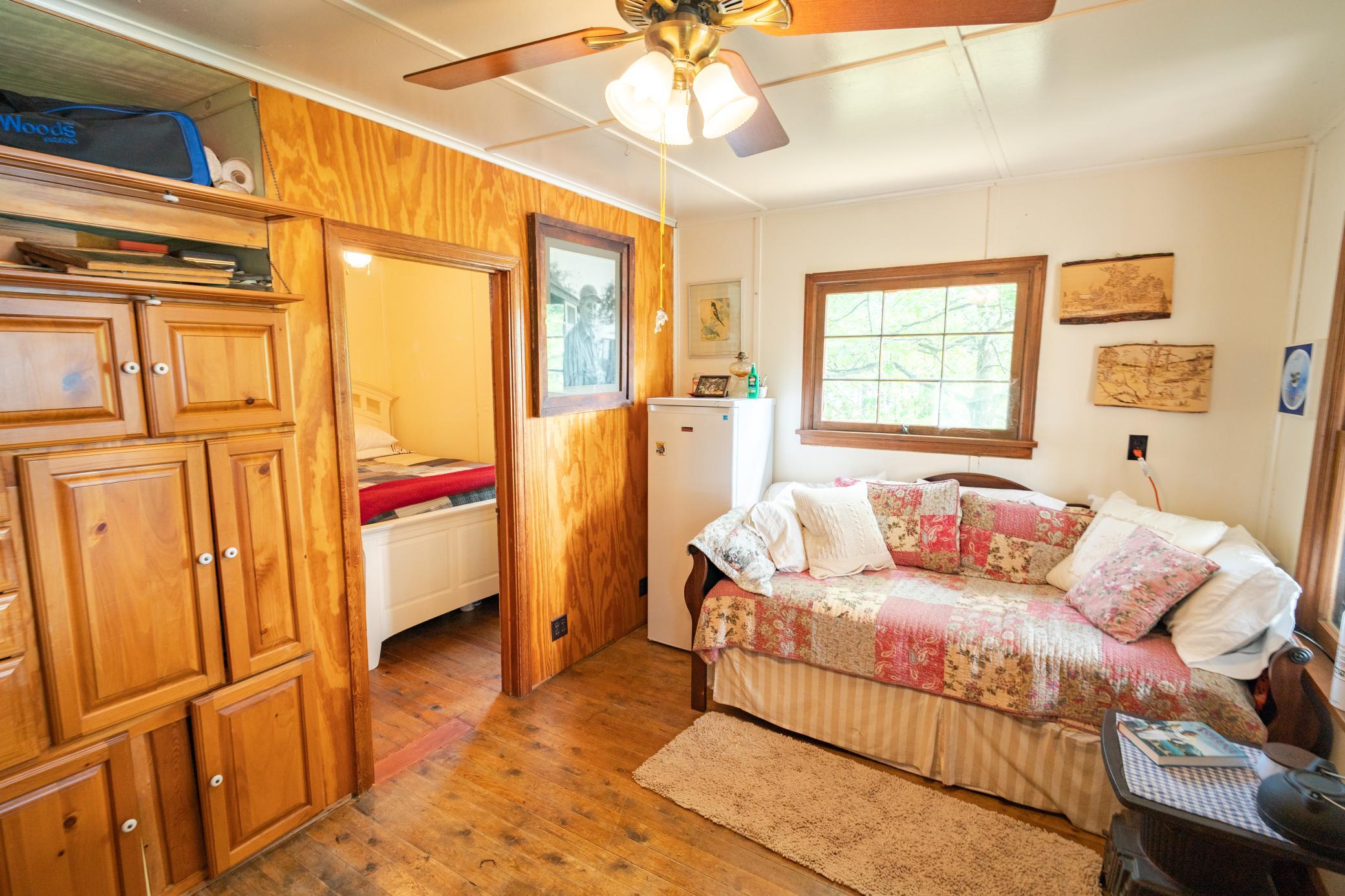 Bunkhouse living room with view of Bed 1