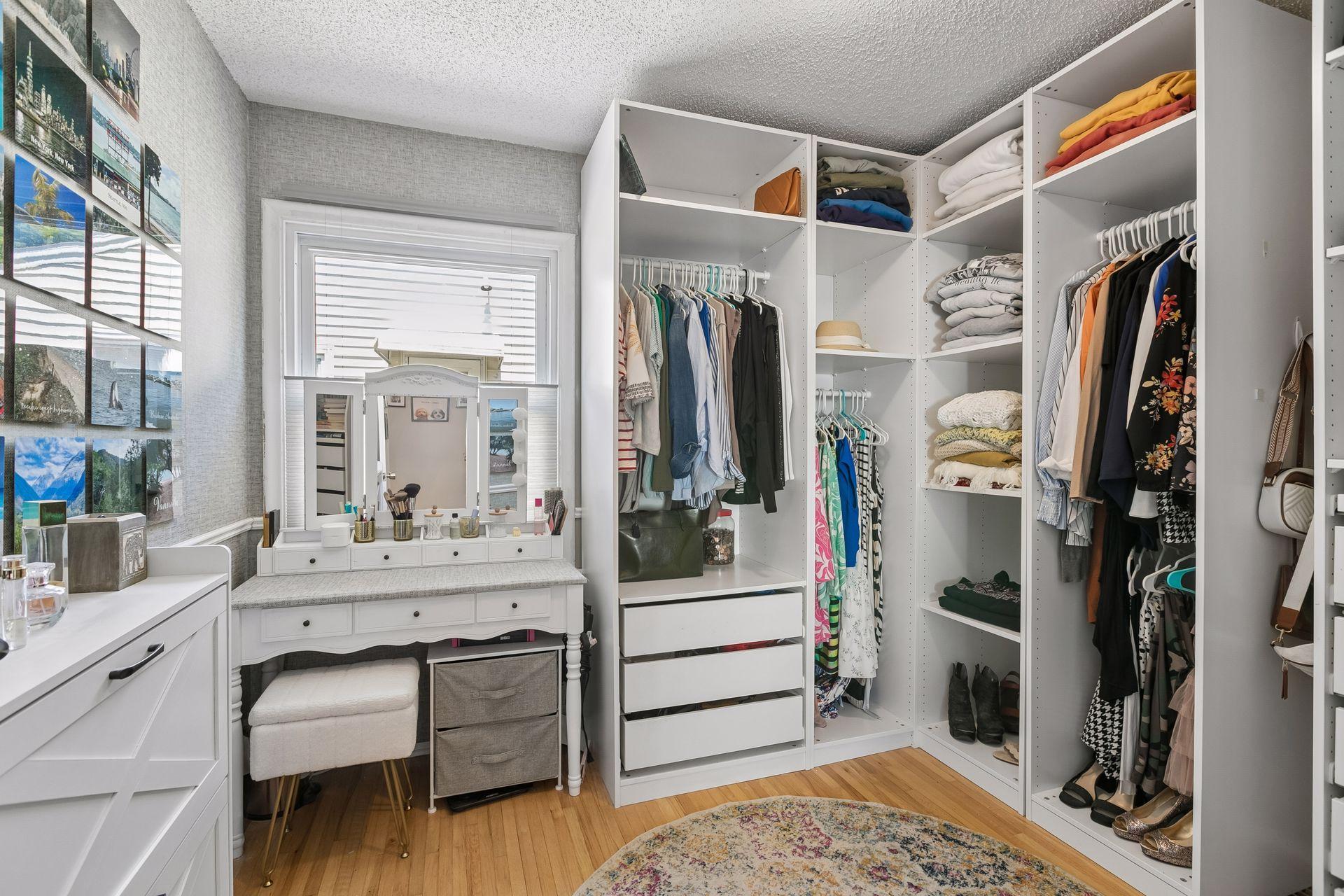 Second Bedroom, currently used as a walk in closet.