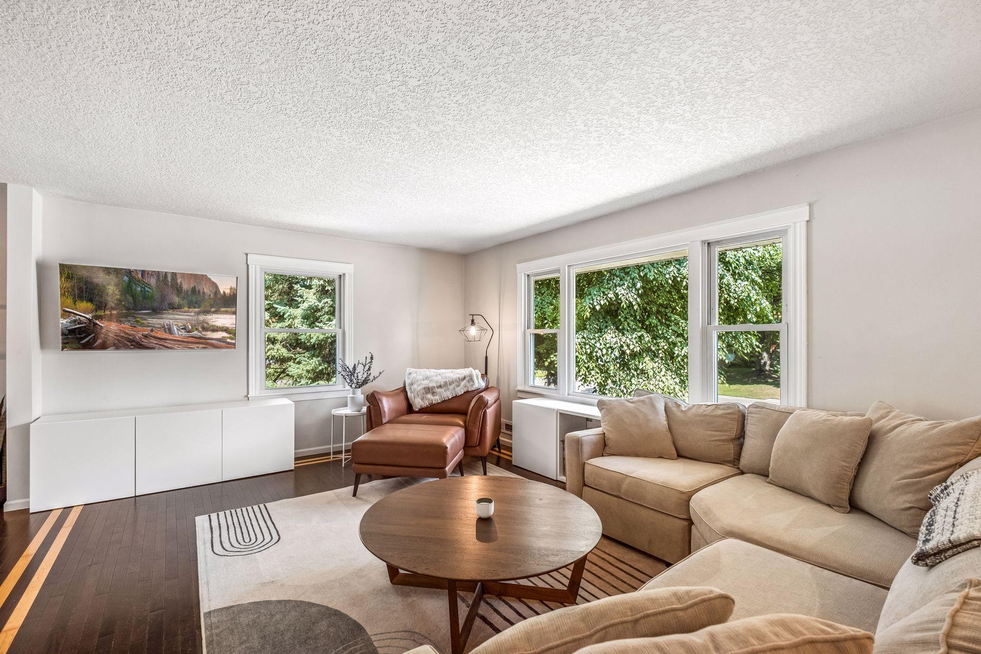 Light and bright living room