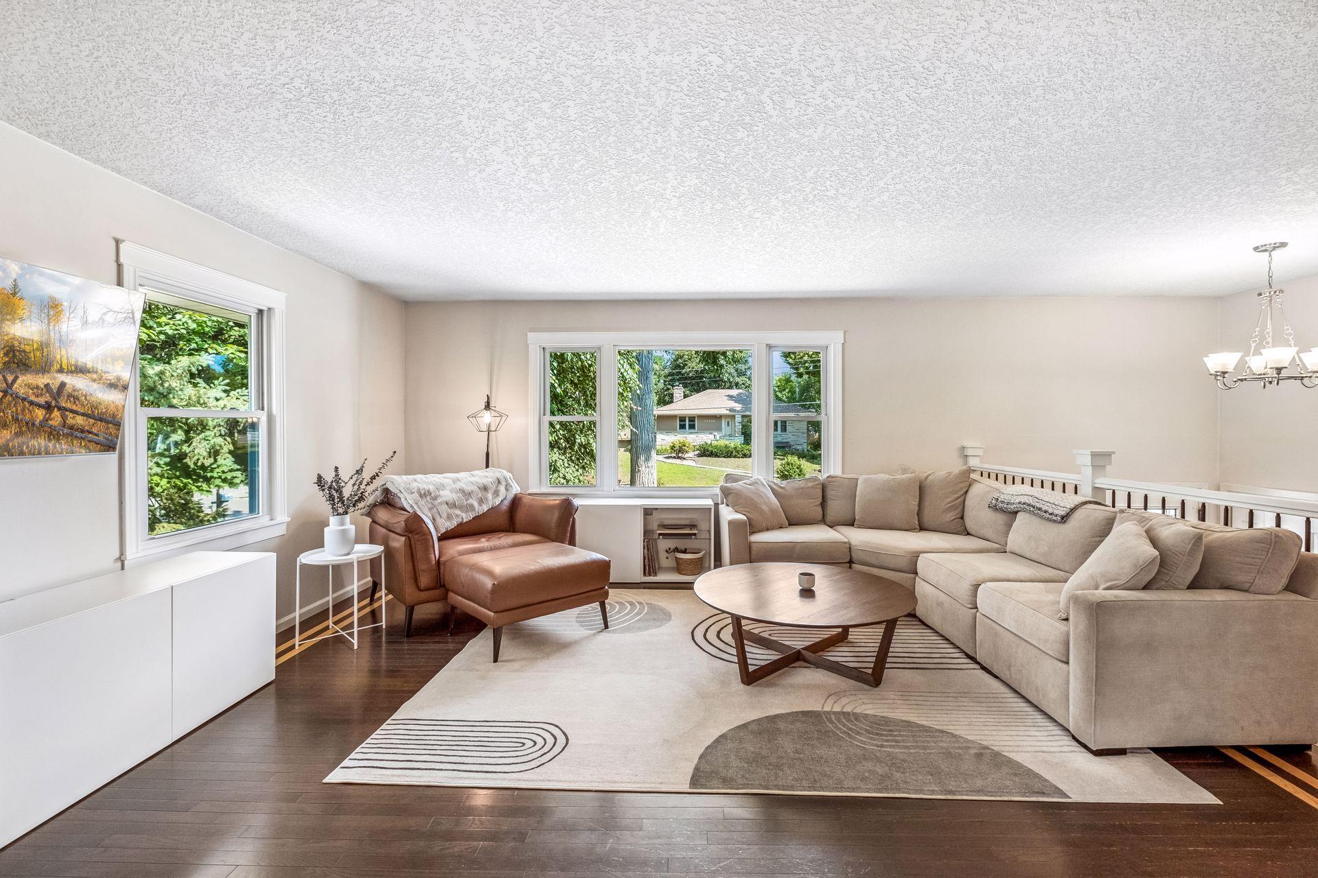 Picture window provides tons of natural light.