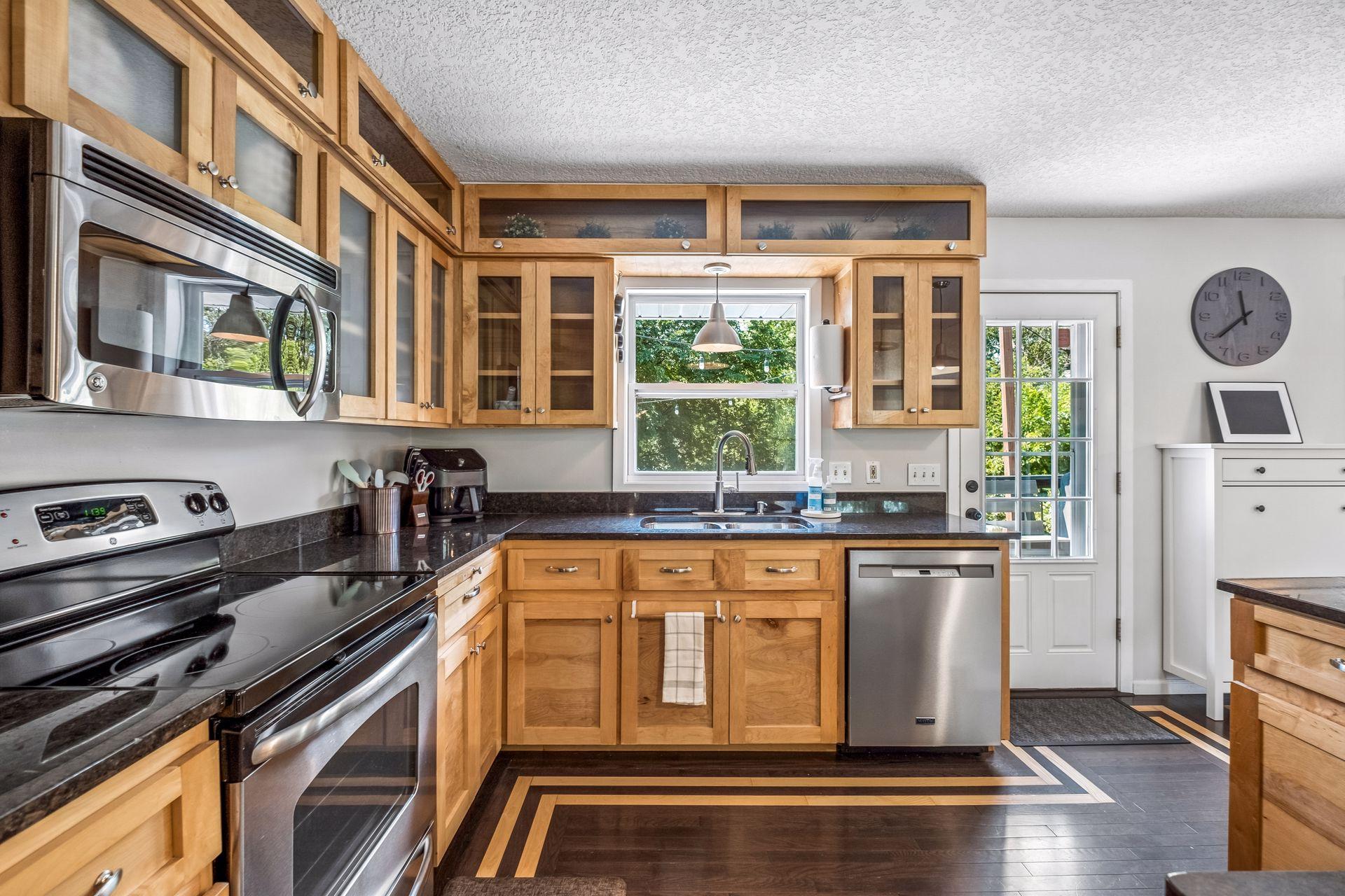 Custom Maple cabinets