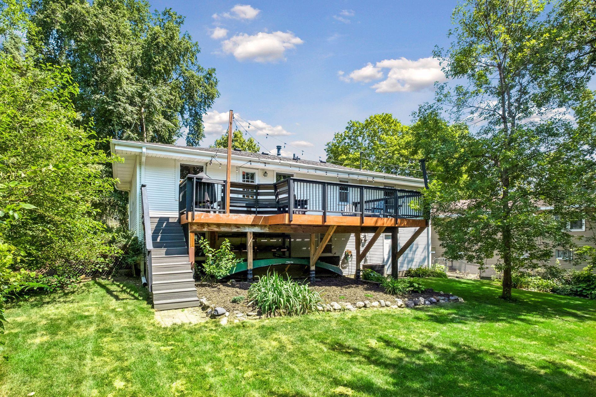 Back yard deck