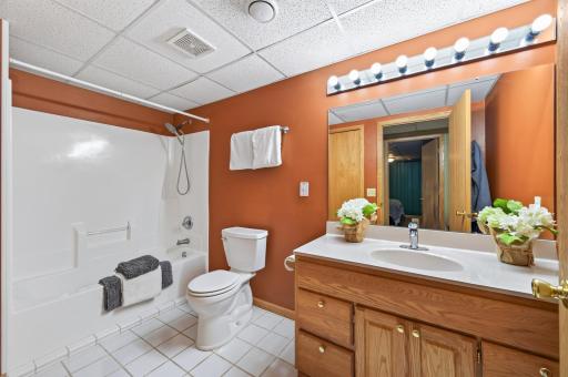 ANOTHER BATH-love it. Full bath in lower level