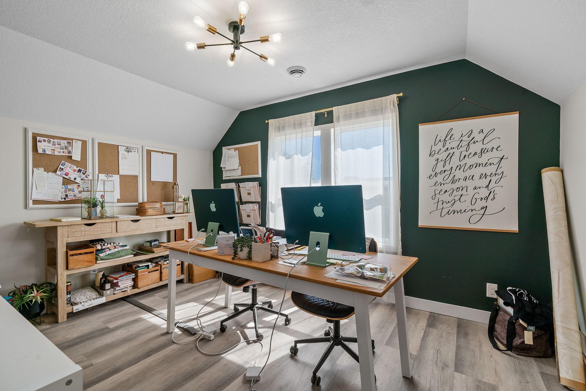 Upper level private office