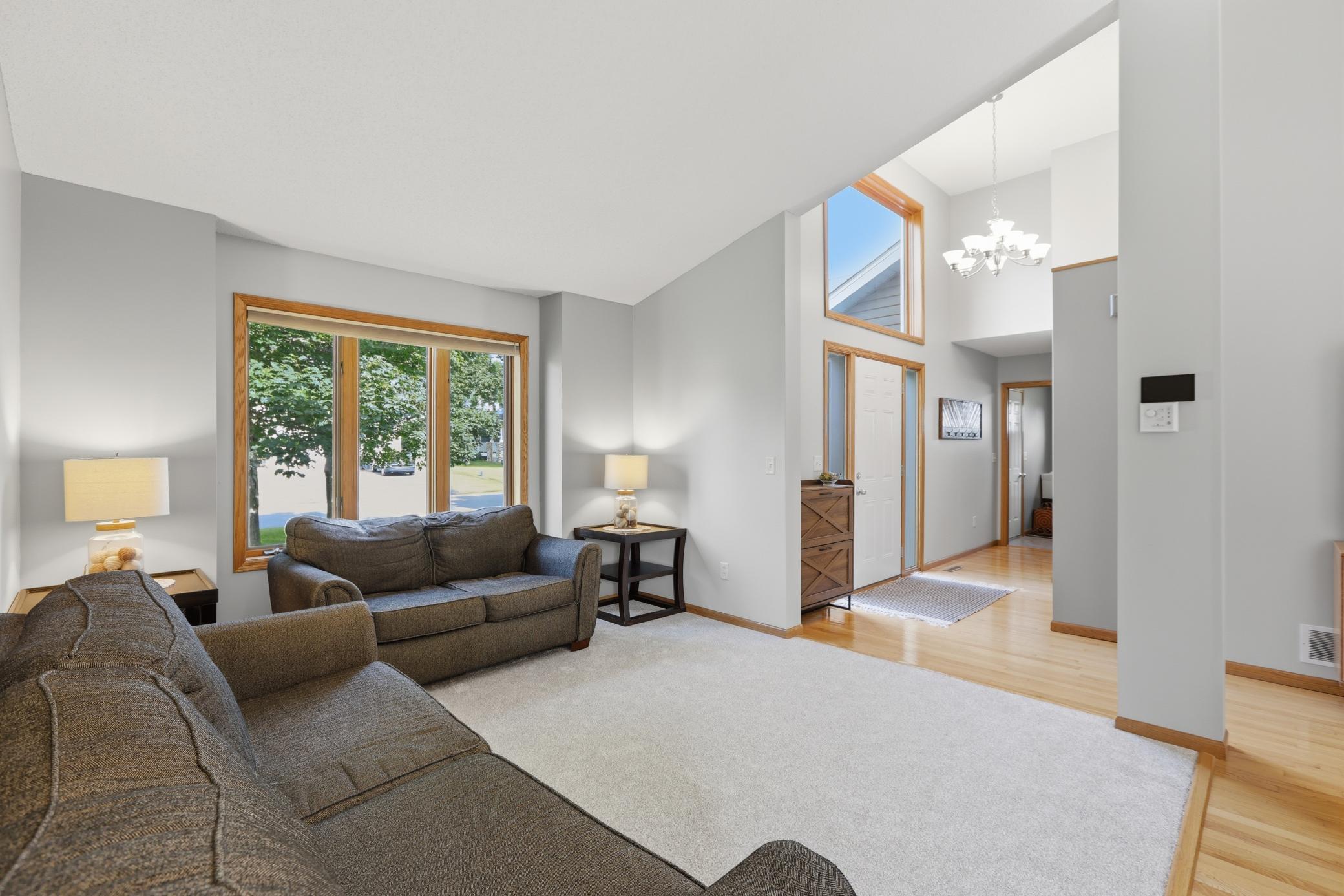 Bright and open entryway with easy access to the main living areas.