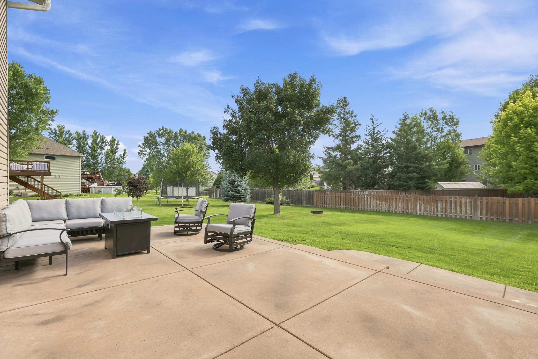 Colored Concrete Patio