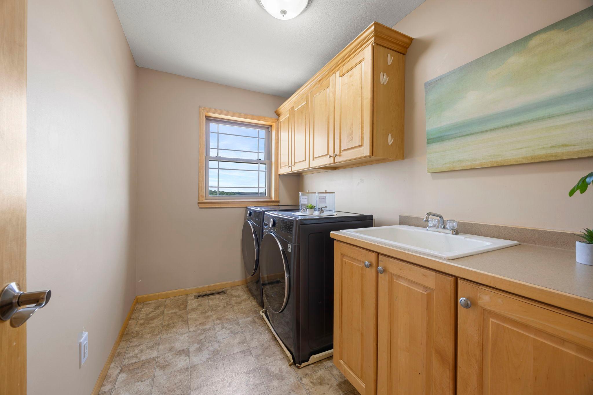 Laundry on upper level!