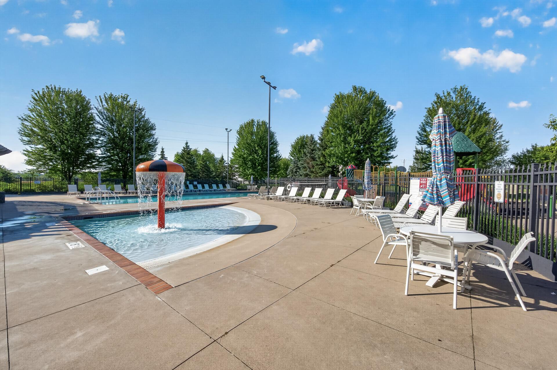 Loving this splash pad for the kids during the warm summer days!