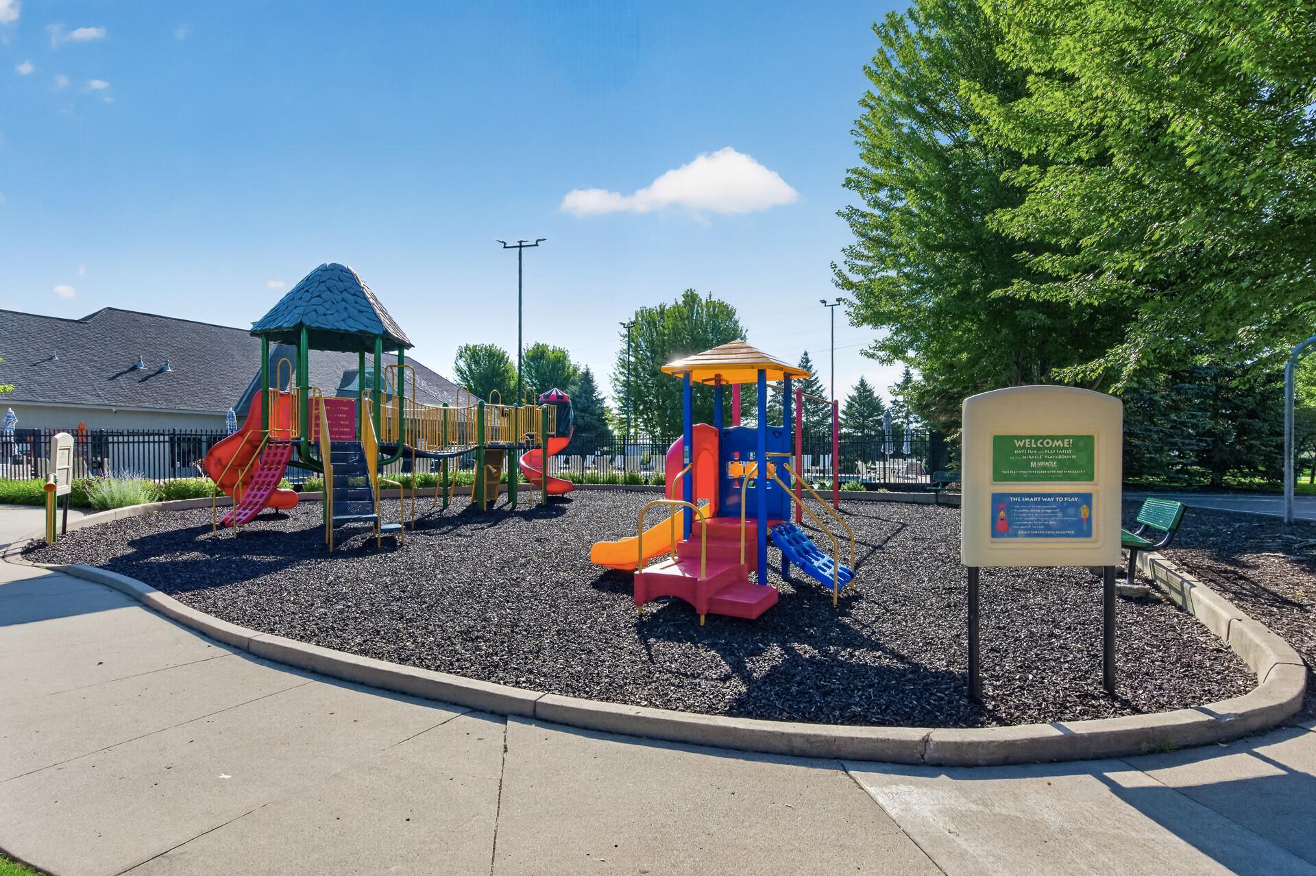 Playground is a perfect way to get the wiggles out!