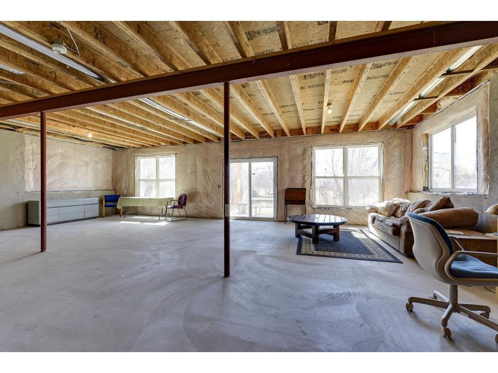 Lower level walk-out basement is plumbed and has electric installed, all it needs is the finishing! Keep as storage or create a huge family room, a 3rd bedroom and a bathroom then there will still be extra storage.