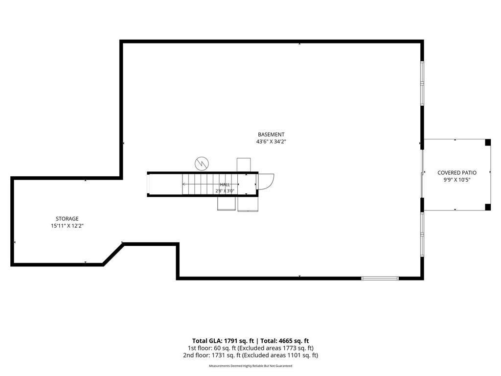 Basement floorplan