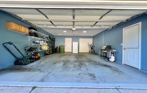 The garage is clean and organized with good space. The double closet in the back houses the homes mechanicals. Don't wait on this one, you will regret it!