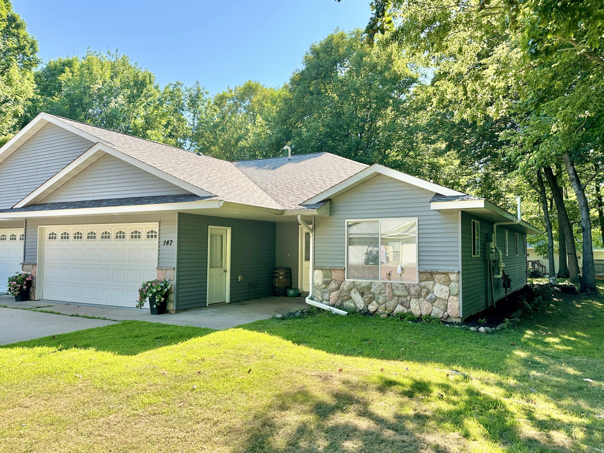 Location, location, location!!!! This 2/2 bed/bath twin home just a short walk from several great restaurants, Balsam Lake's downtown and the beach on Balsam Lake.