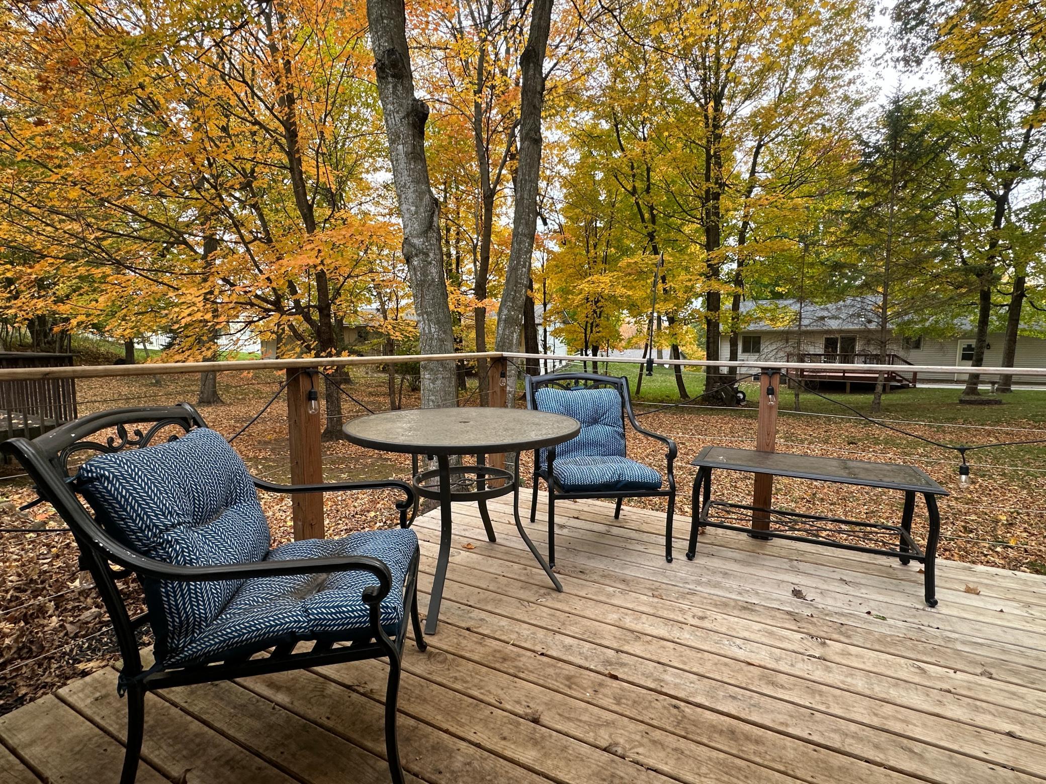 Fall is the prettiest time out back.