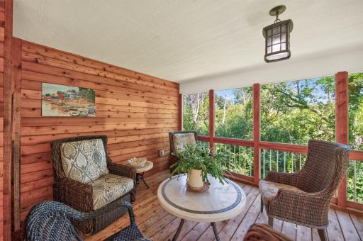 Screened in porch