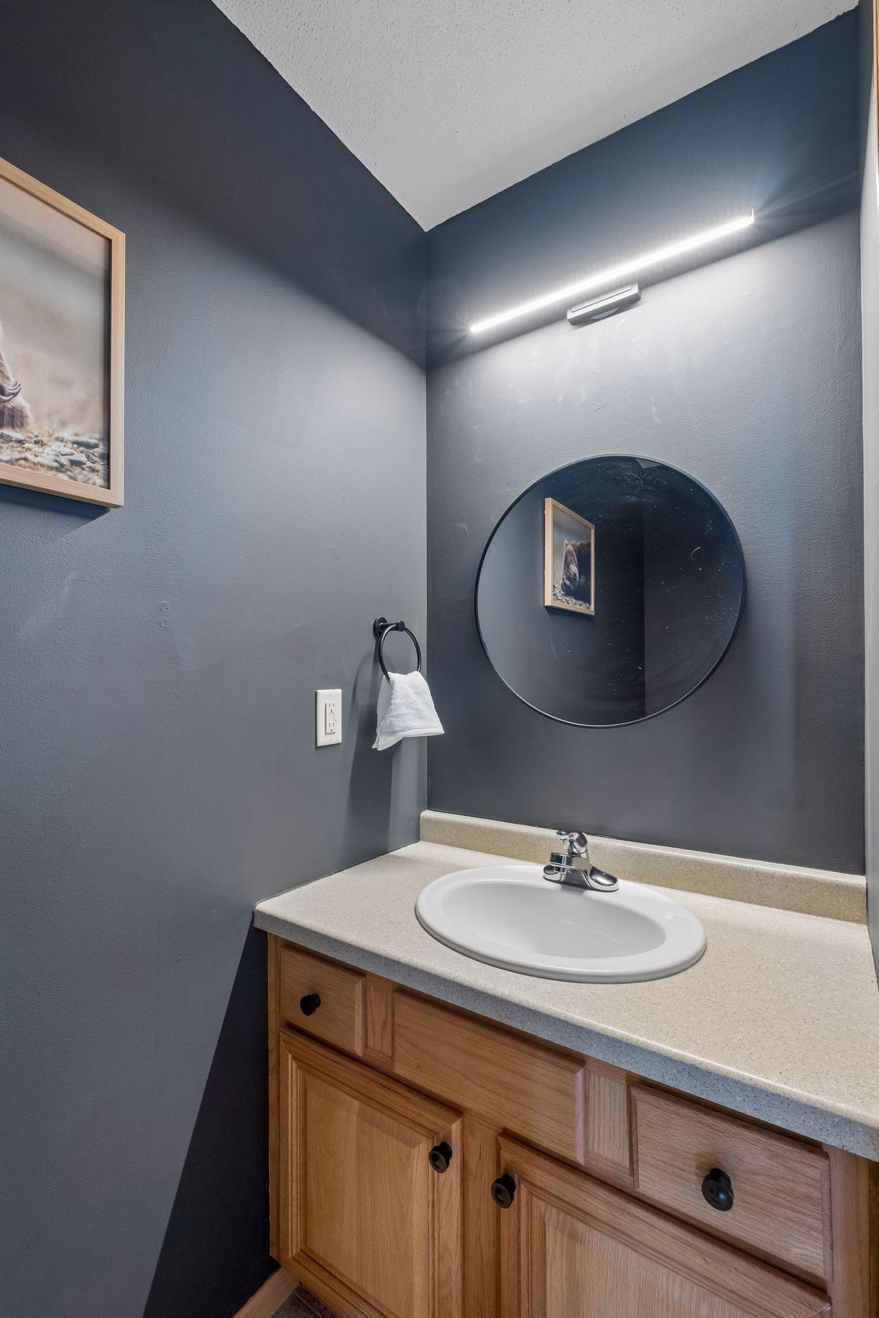 Main floor half bath