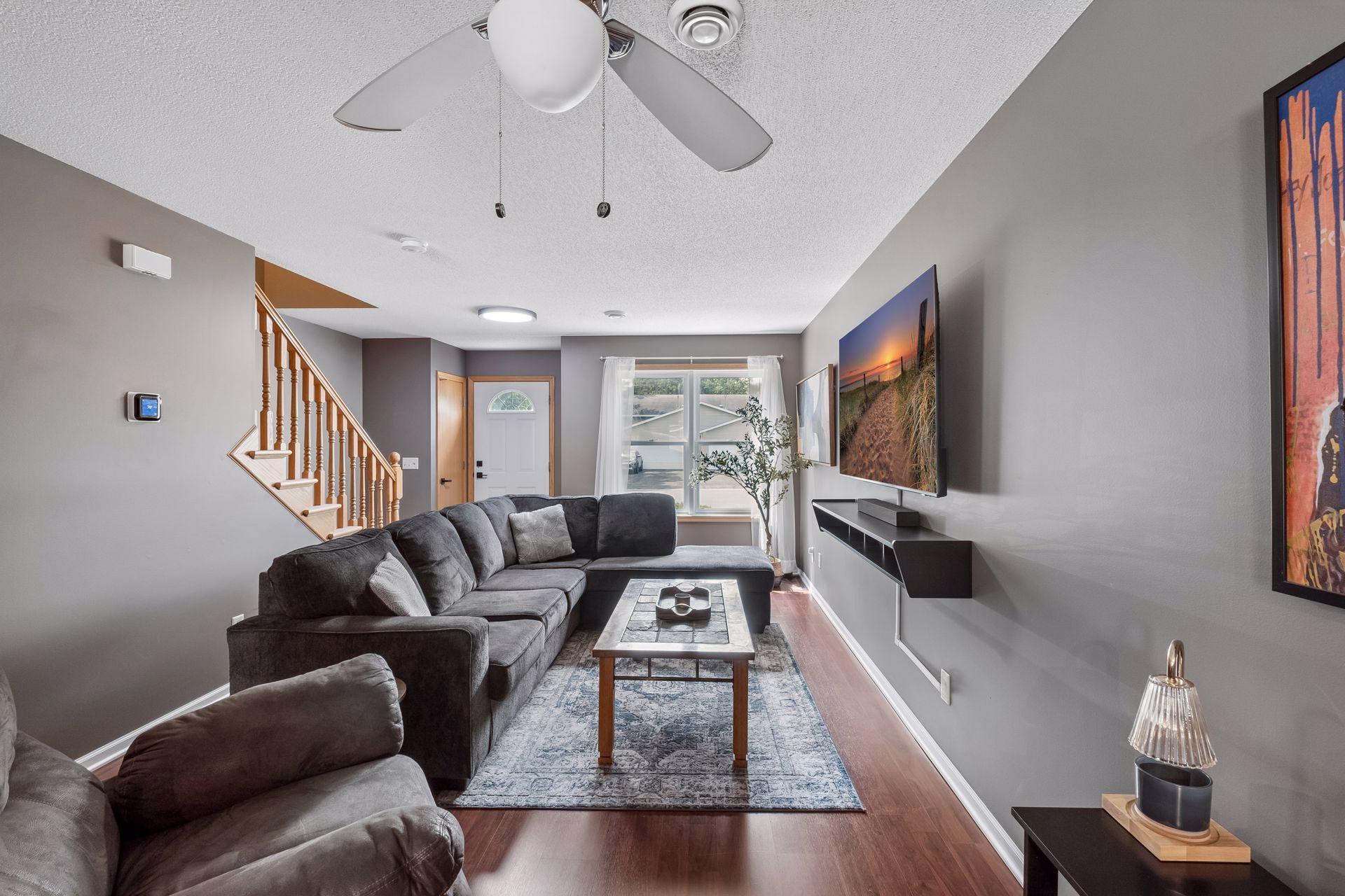 Bright airy living room
