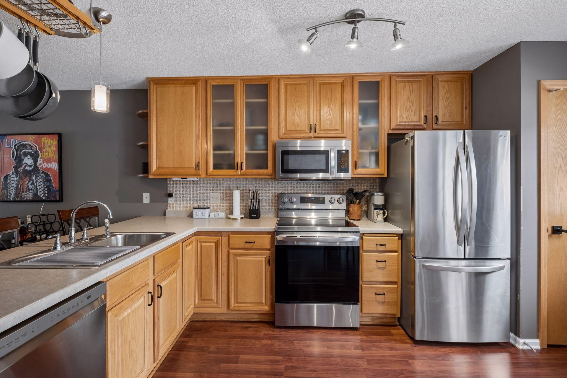 Abundance of cabinet storage