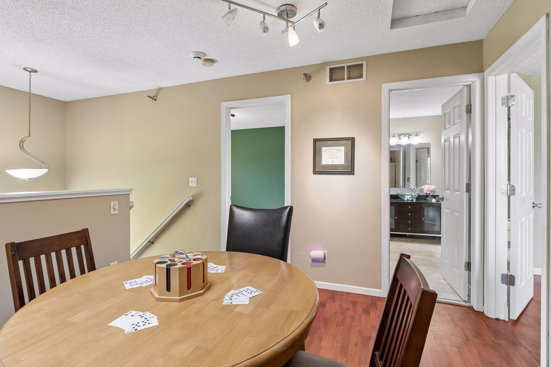 Both bedrooms and bathroom connect to the Loft.
