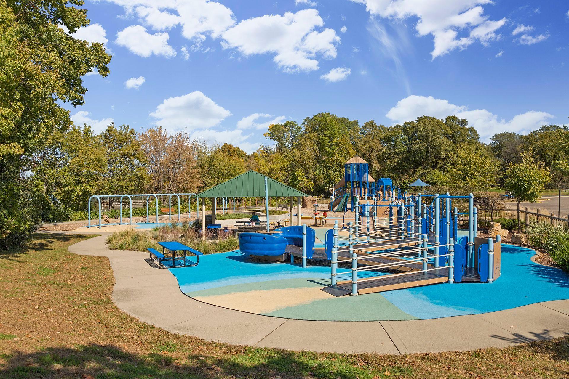 Kids love the splash pad park at Miller Park!