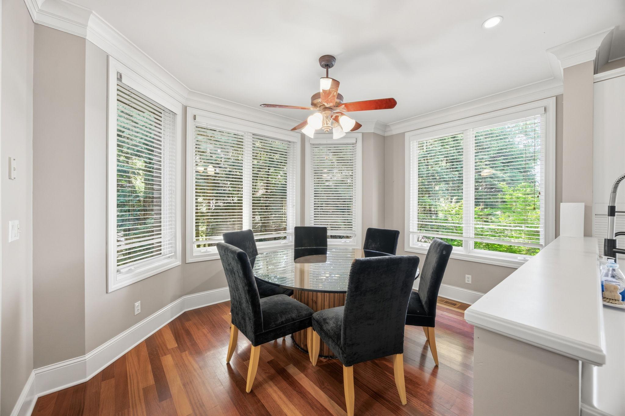 Informal dining area off the kitchen