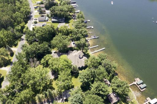 Southwest facing premier lakeshore property on 100 feet of level shoreline