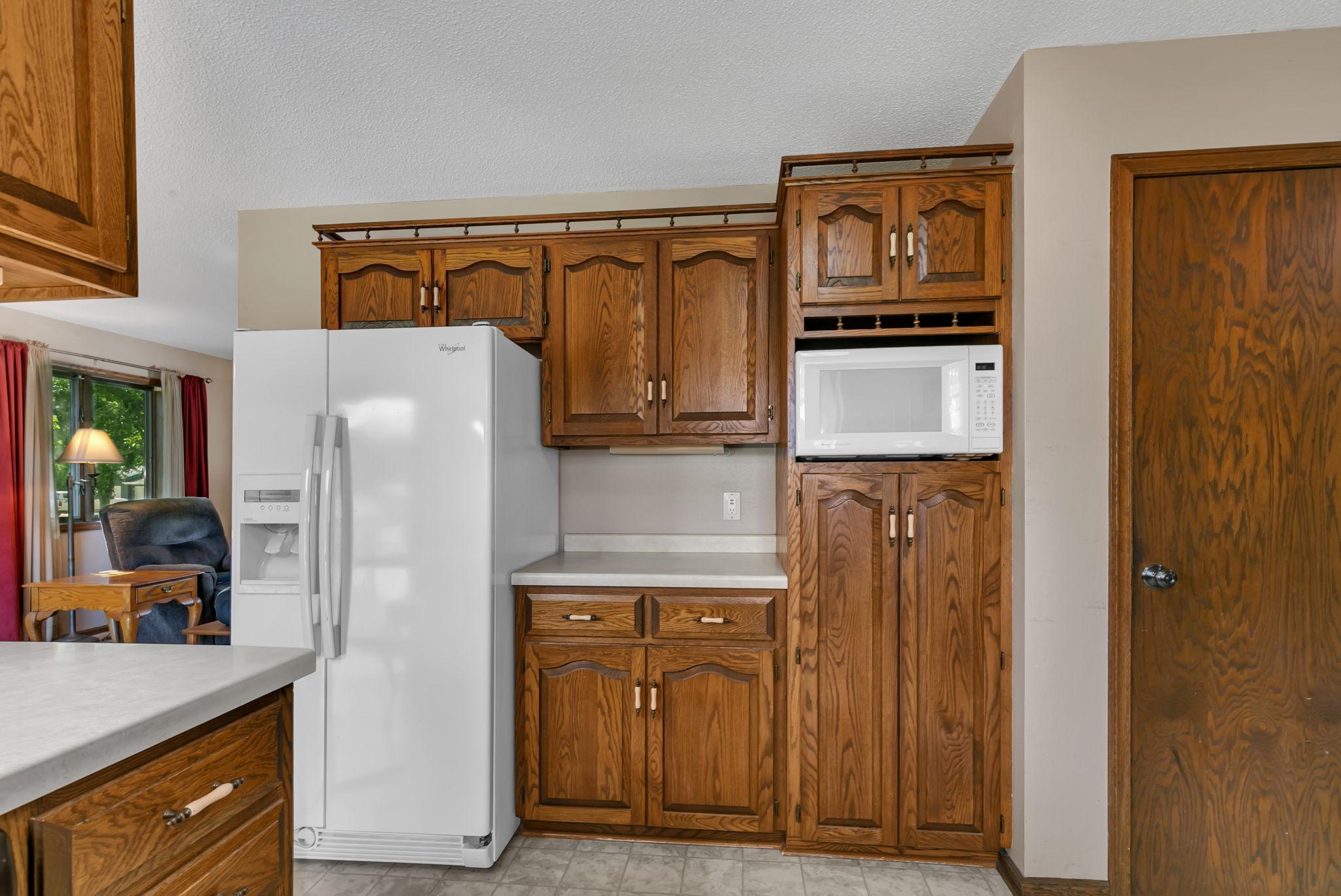 More cabinet space