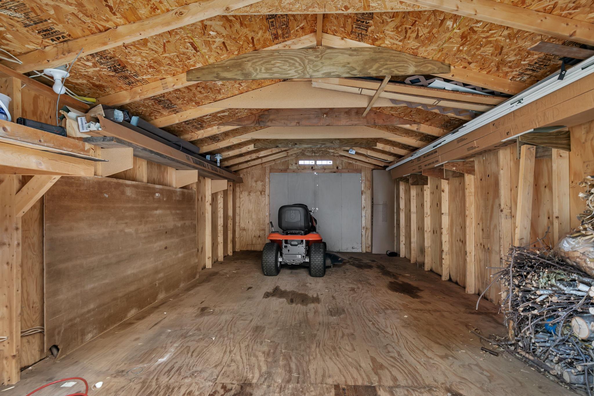 Shed 1 interior