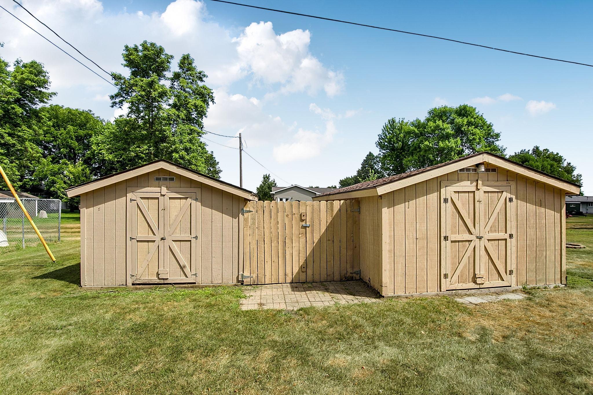 Two Storage Sheds