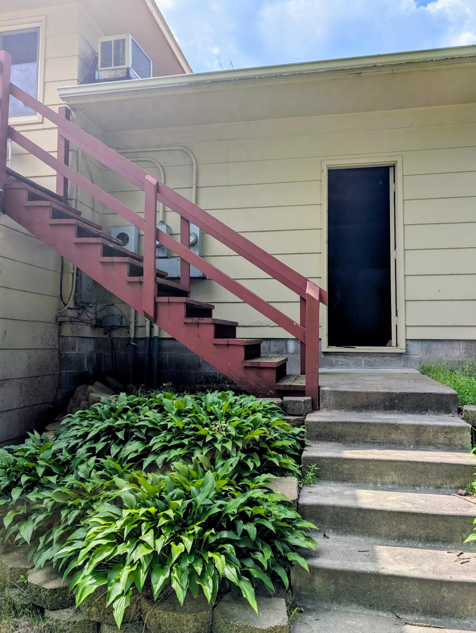 Stairs to deck