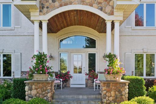 Stunning entryway as you are greeted