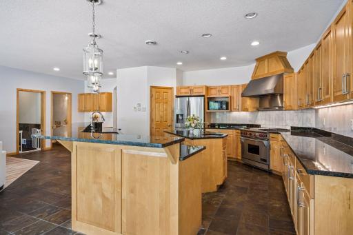 Generous workspace, storage, and room to gather