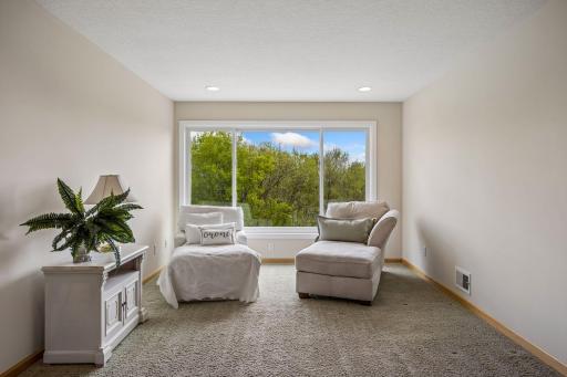 Great space for a game table, reading nook, or craft room