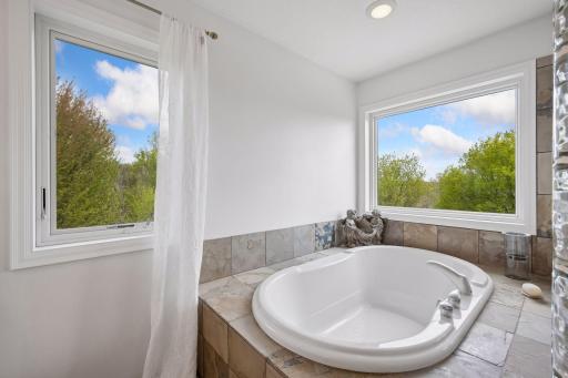 Relax and unwind in this soaking tub