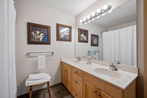 Full bedroom on the upper level