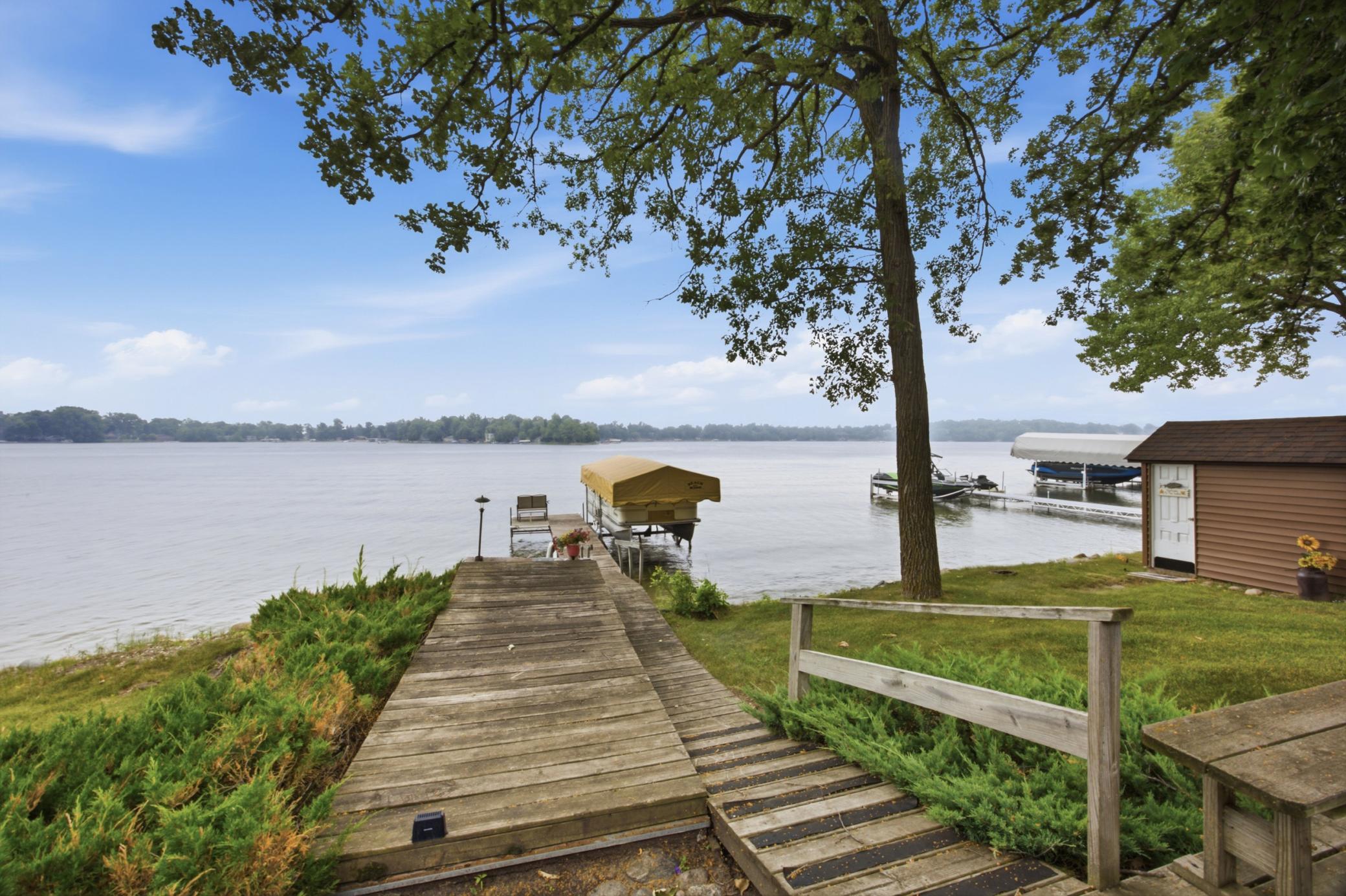 Lake view from house