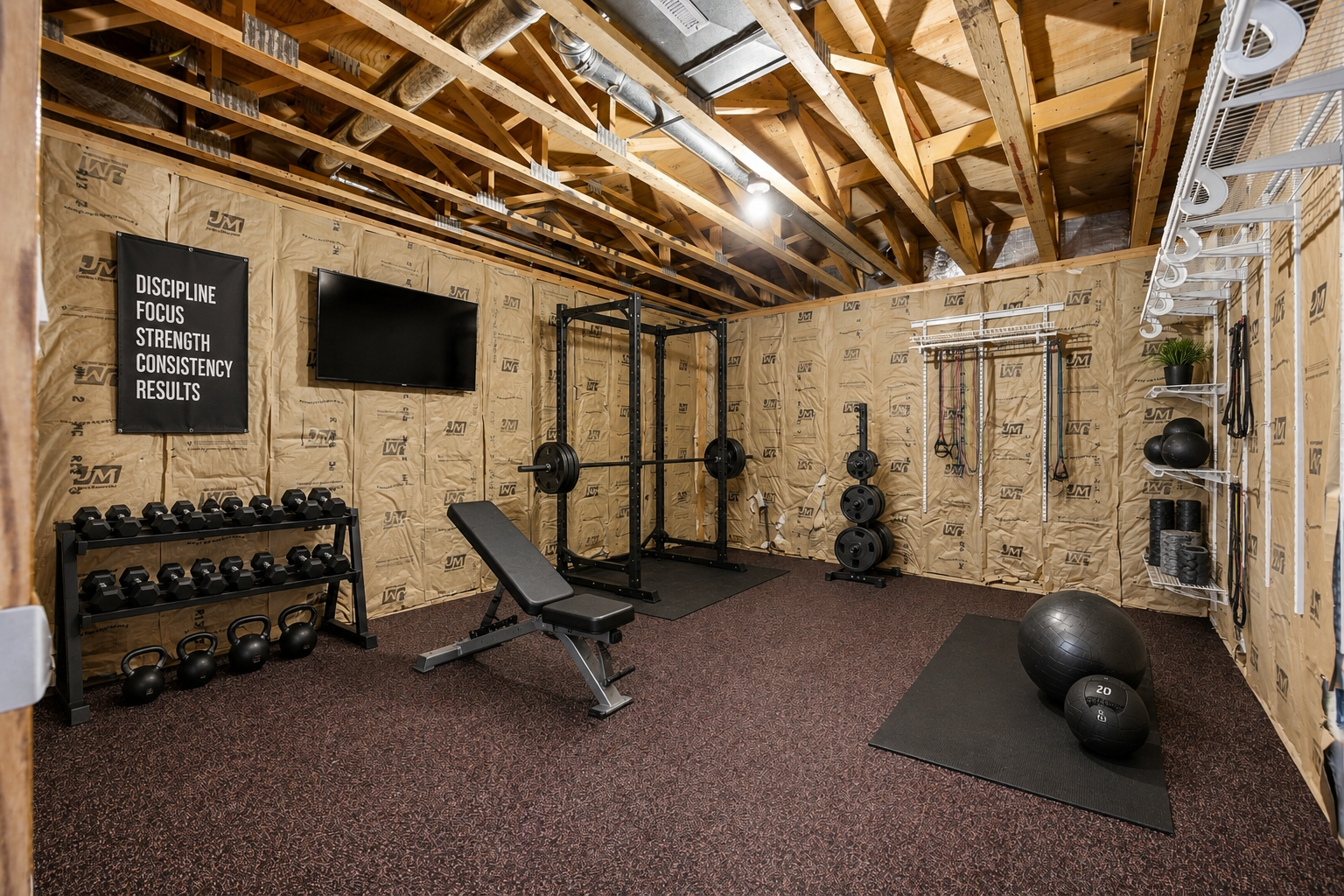 Virtually Staged Flex Room