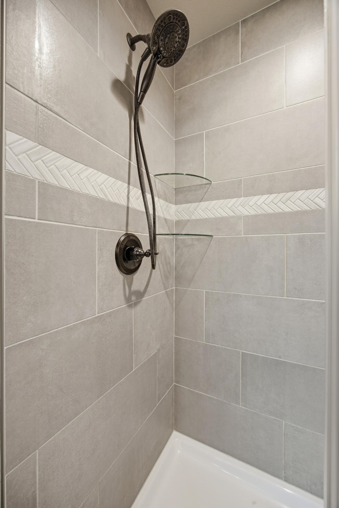 Primary Suite Tiled Shower